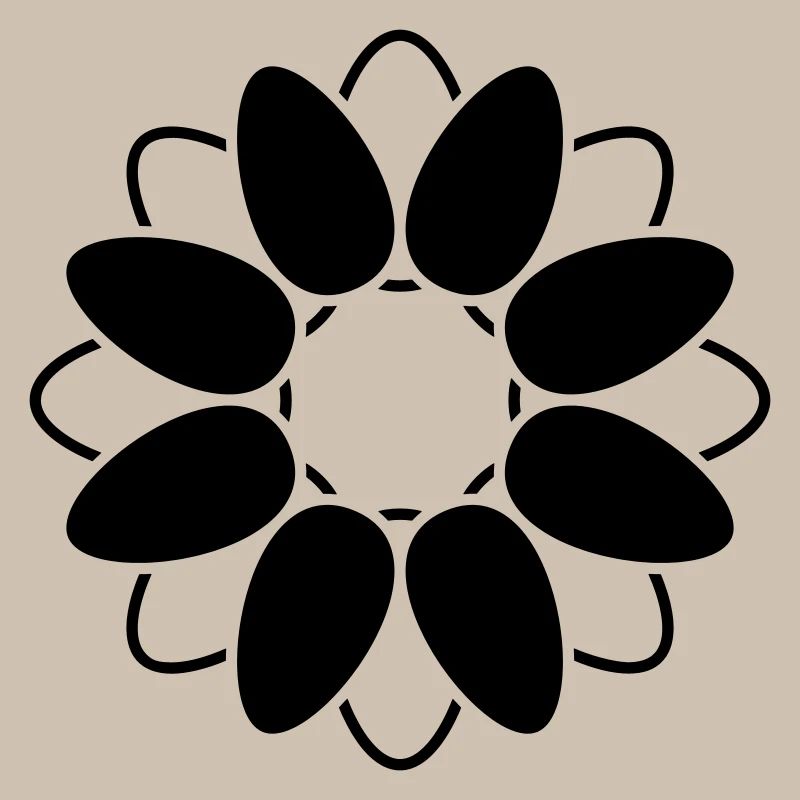 Fleur Ouverte Fleur Graphique Abstrait