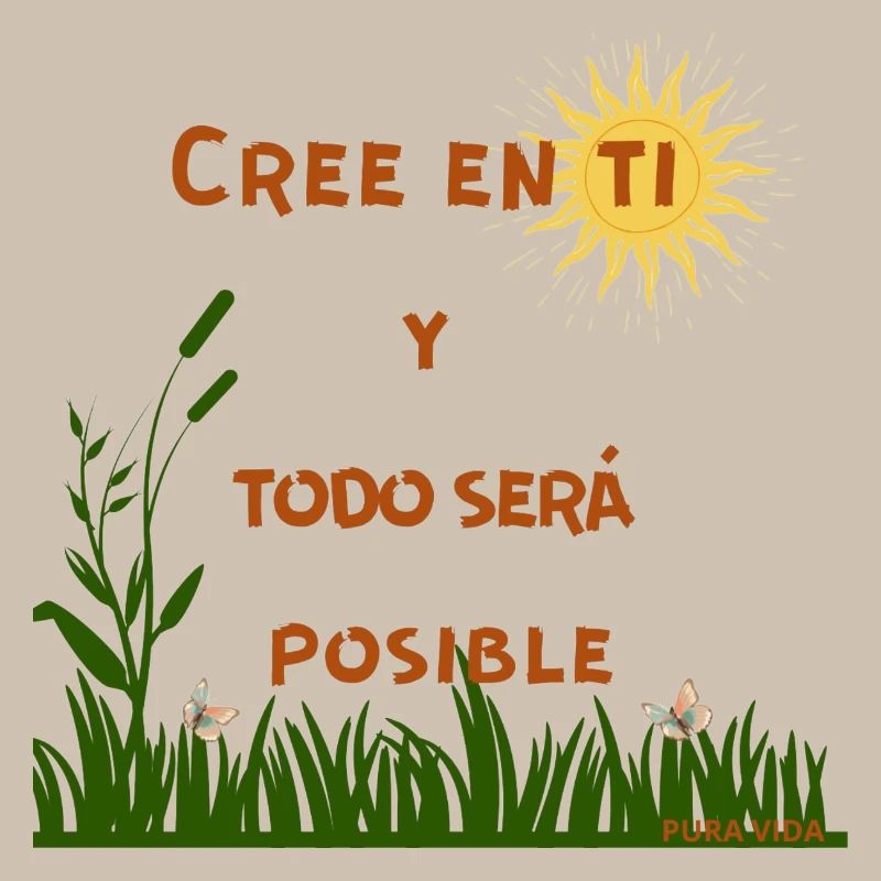 Glaube an dich selbst und alles wird möglich sein