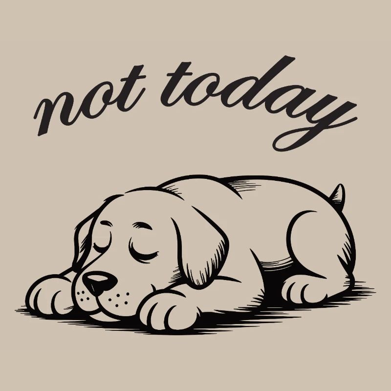 Nicht Heute labrador retriver Schlummer