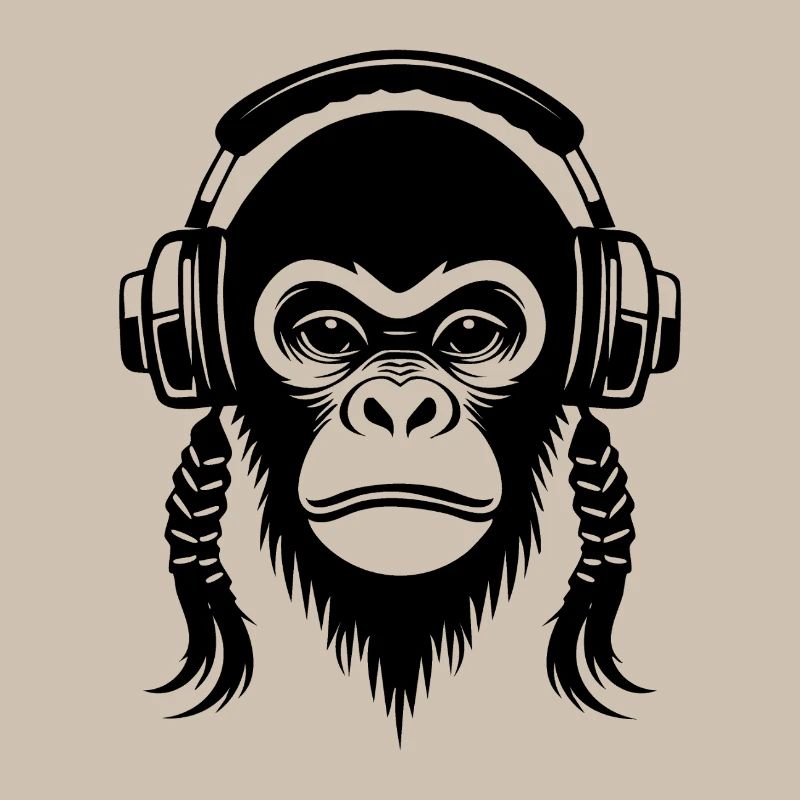 Chemise Bold Monkey Head Statement Urban Edition