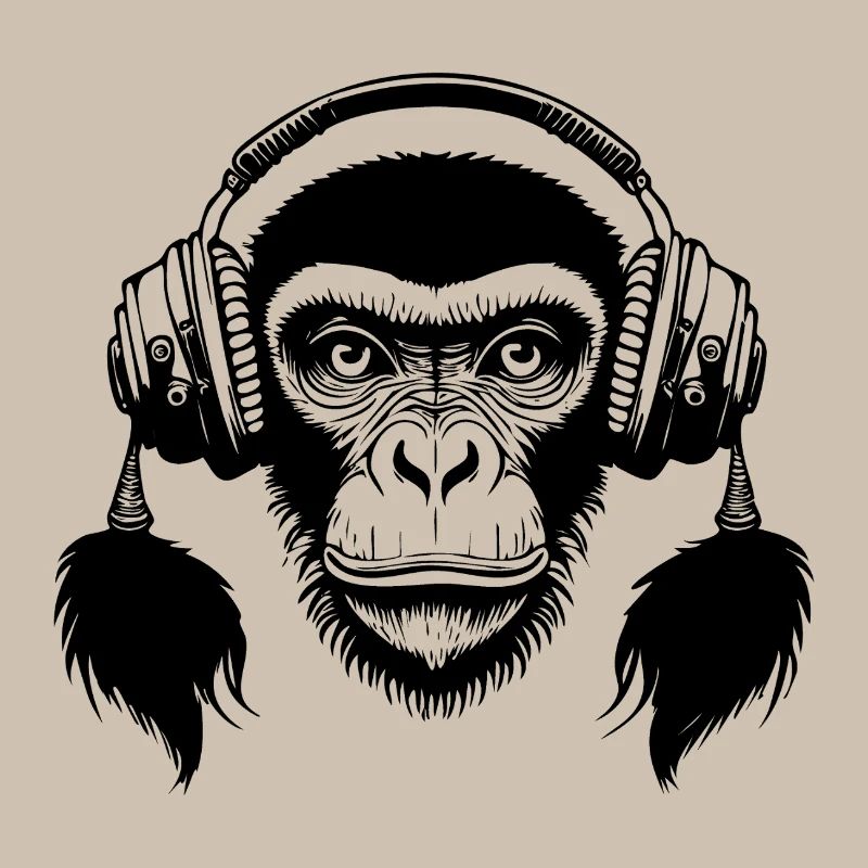 Analog Monkey Head Tape Loop Edition Shirt