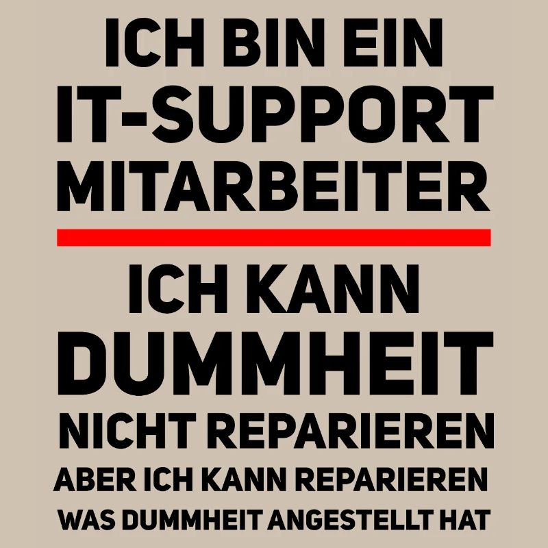 Humour du support informatique – Je ne peux pas réparer la stupidité