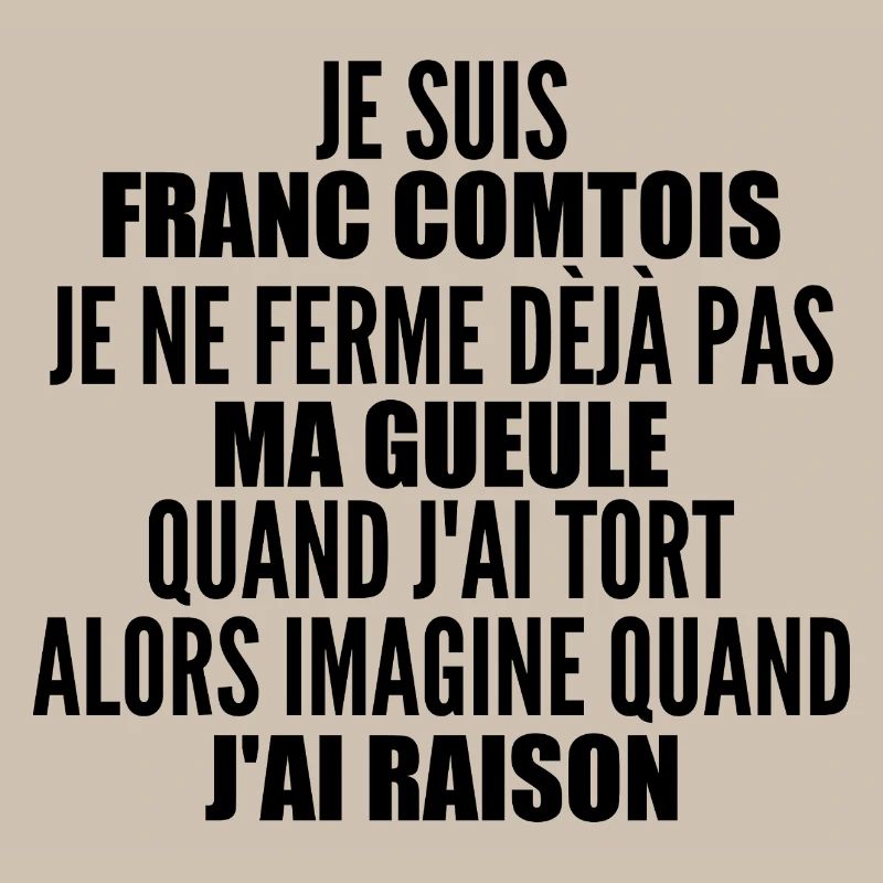 Franc comtois I don't shut my mouth frank comté