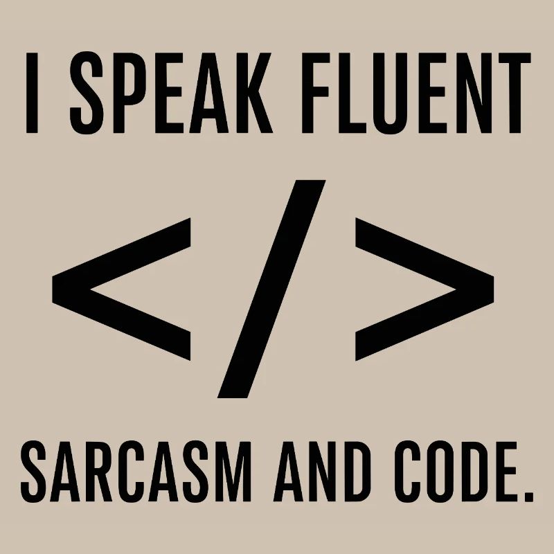 Je parle couramment le code
