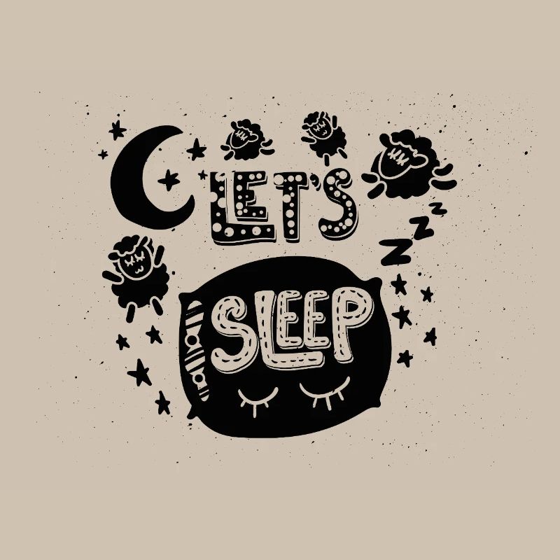 Let’s Sleep - Conception de chemise de sommeil en mouton mignon