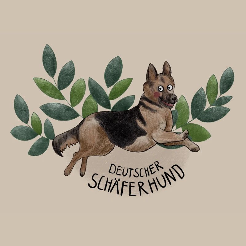 Deutscher Schäferhund Botanika