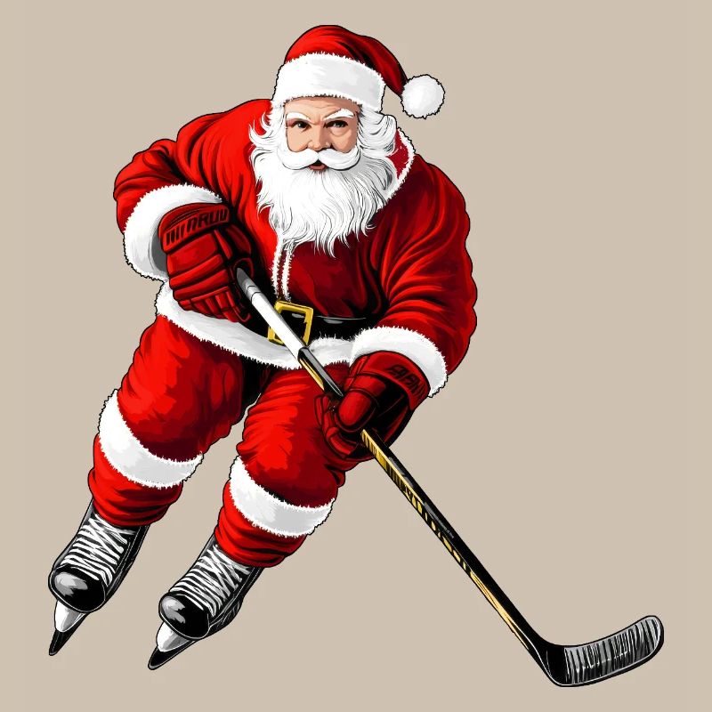 Weihnachten Eishockeyspieler
