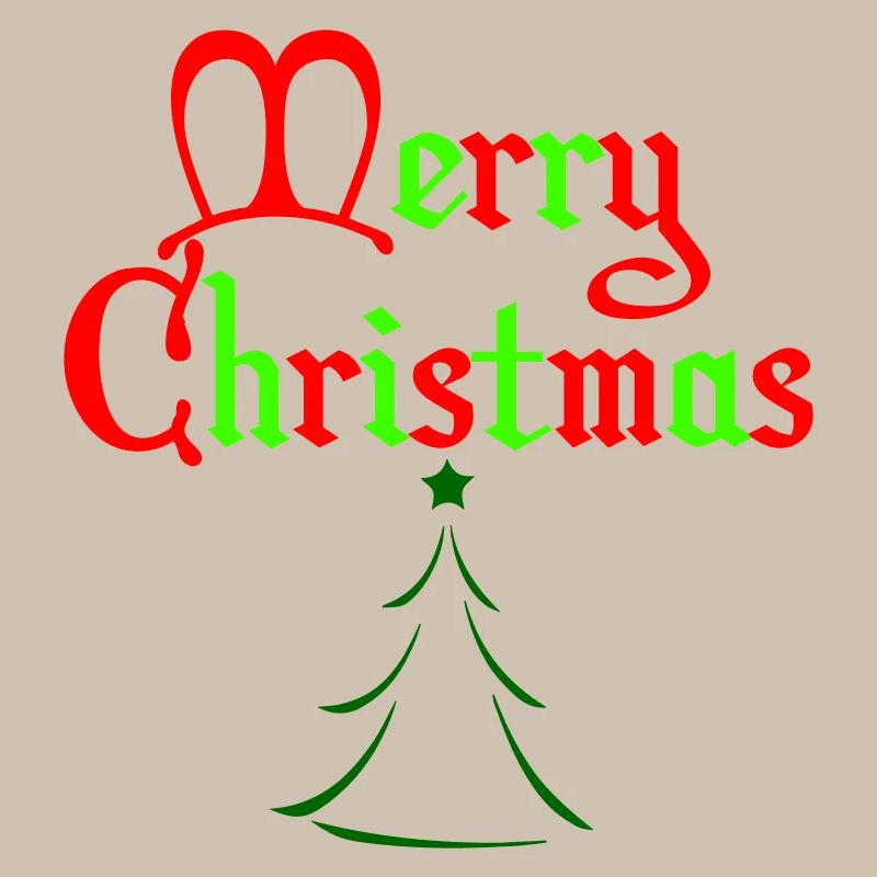 Merry Christmas Gothic Tree