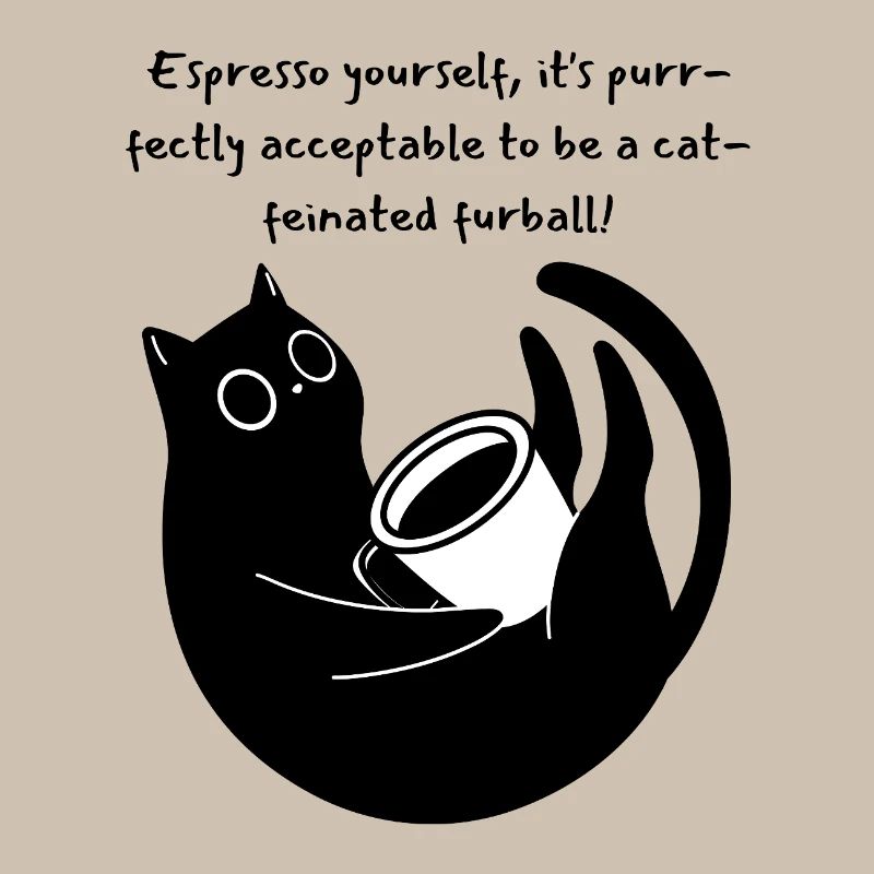 Espresso toi-même, c’est Purry Acceptable