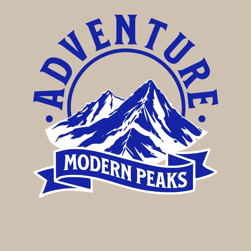 Moderne Bergabenteuer Peaks Logo