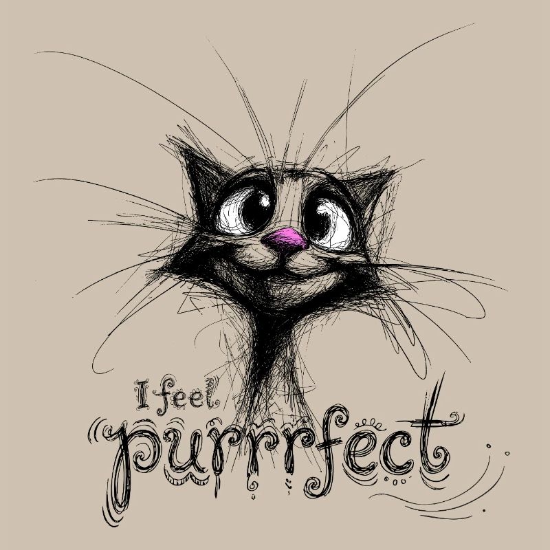 chat mignon – je me sens purrfec
