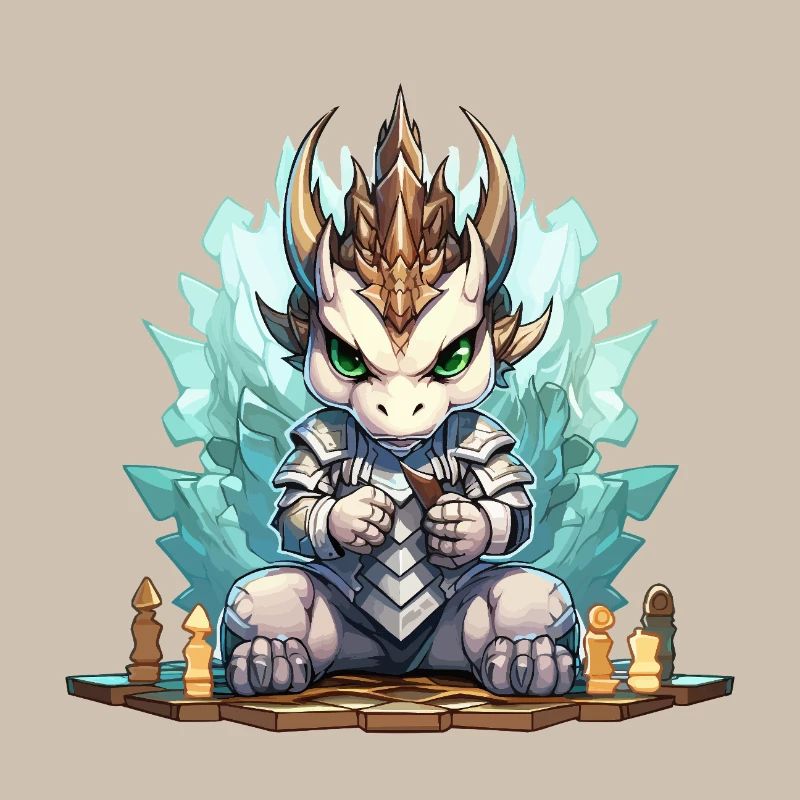 Eisdrache Ritter Kristallkranz