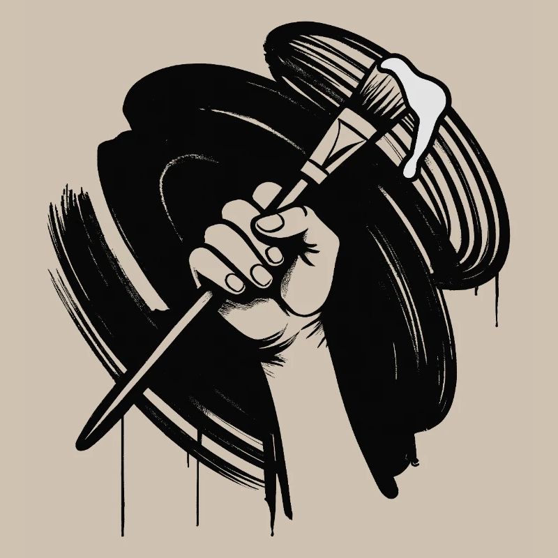 PAINT IT BLACK - black & white 