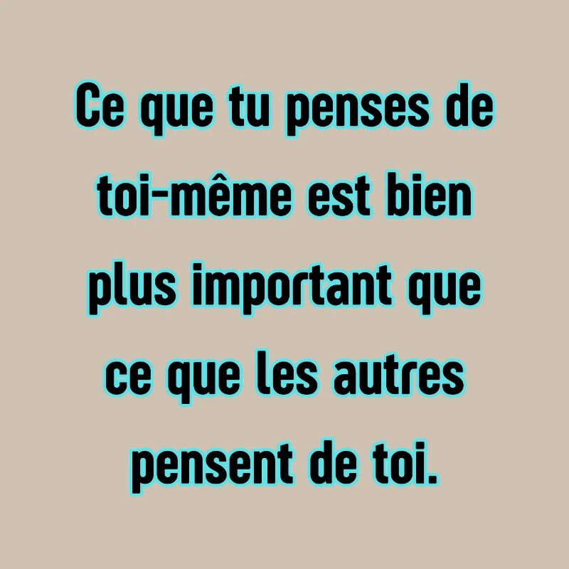 Une pensée positive