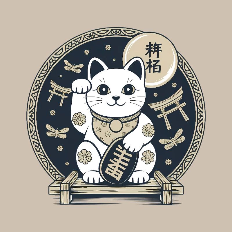 Médaille Maneki Neko Night