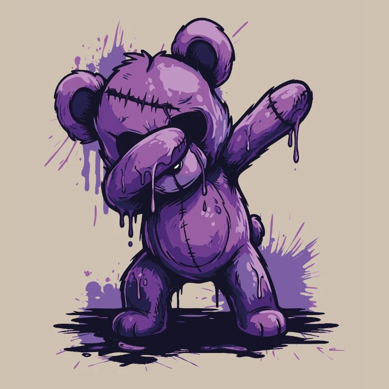 Zombie Teddy Dab