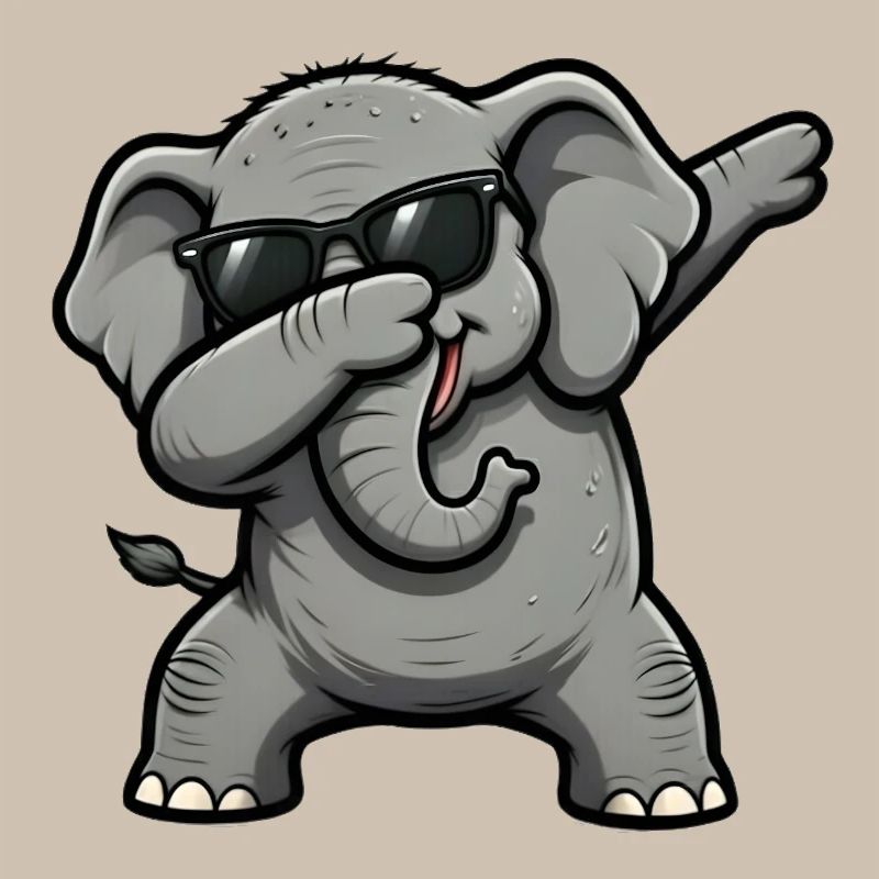 Éléphant de dab