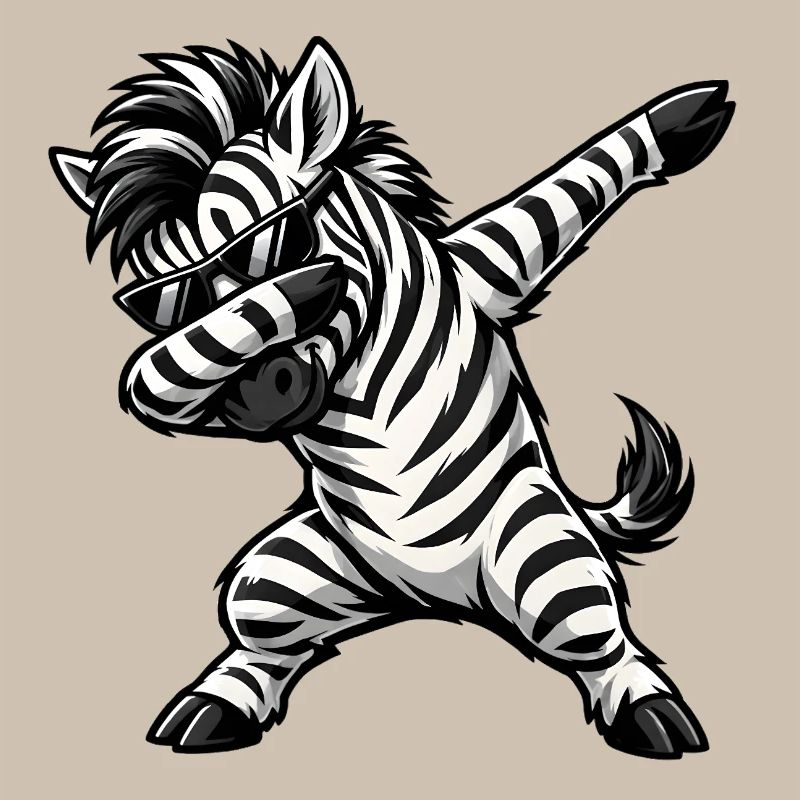 Dabbing Zebra