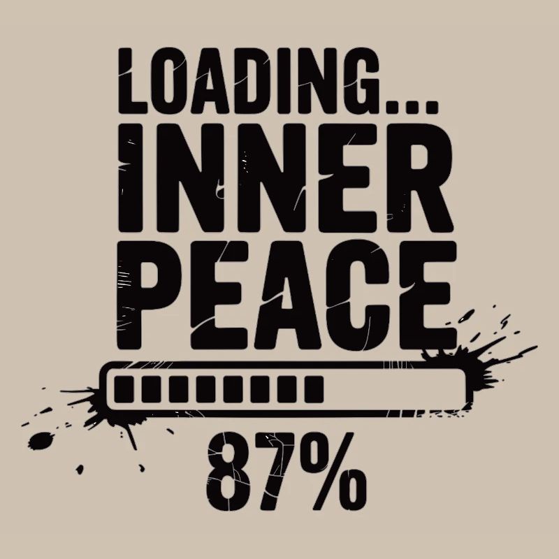 Loading Inner Peace - Sarcasm Stress Shirt