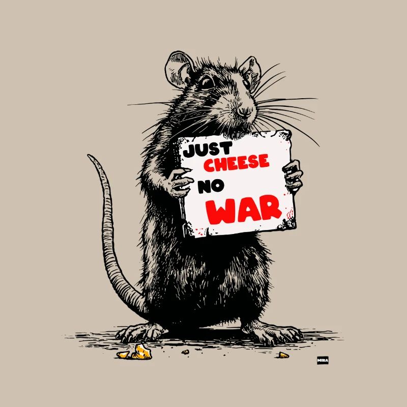 Juste le slogan Fromage : pas de guerre