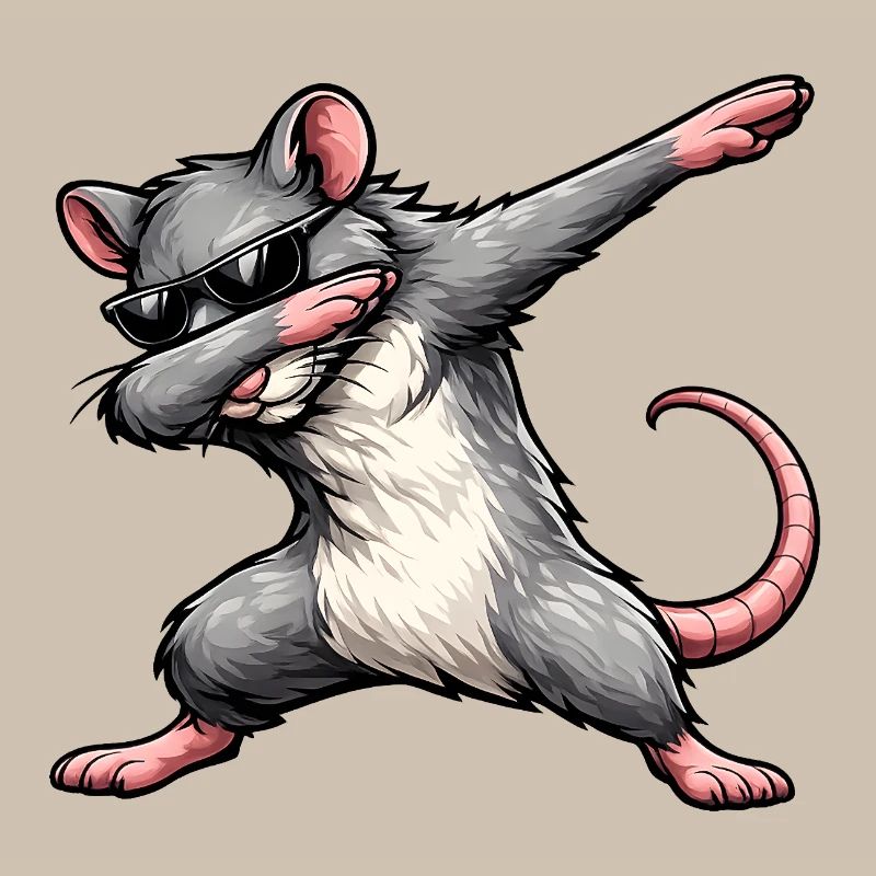Dabbing Rat