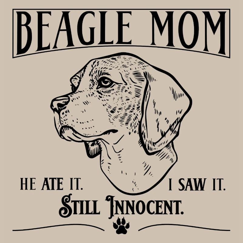 Beagle Mom – He Ate It. Still Innocent.