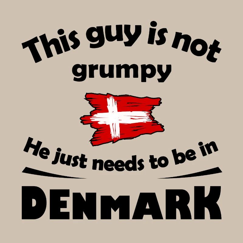 Drapeau du Danemark dans le style pinceau