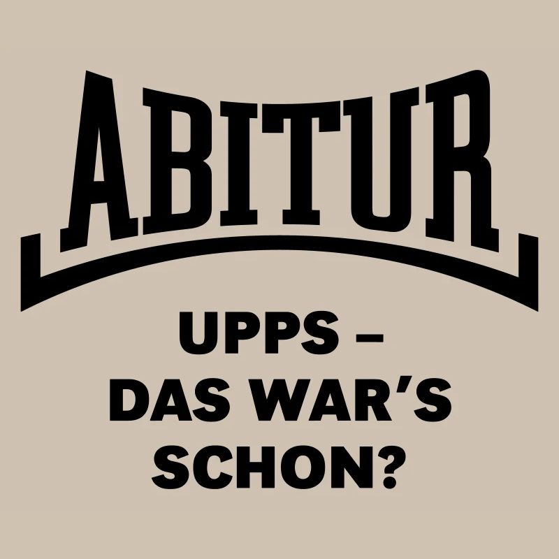Abitur: Upps – Das War’s Schon? (Konkav / Black)