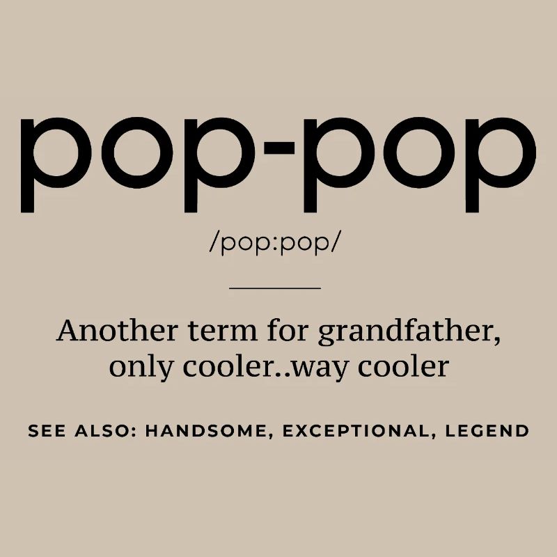 Pop-Pop-Definition – Cooler und legendärer Opa