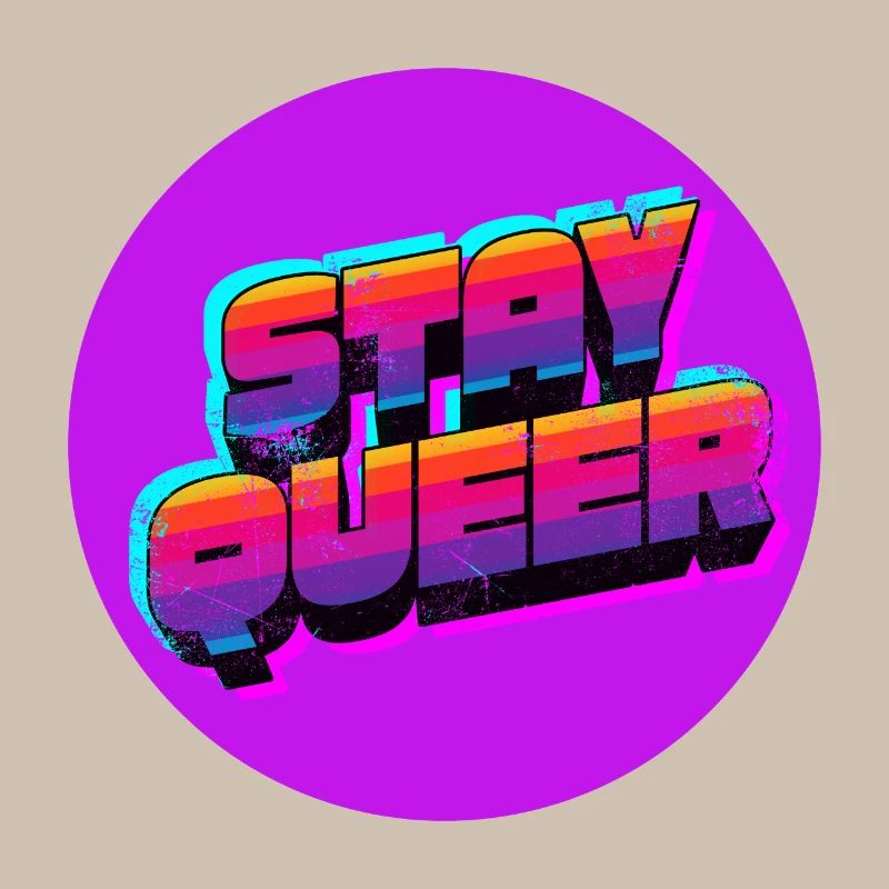 Reste queer rétro néon