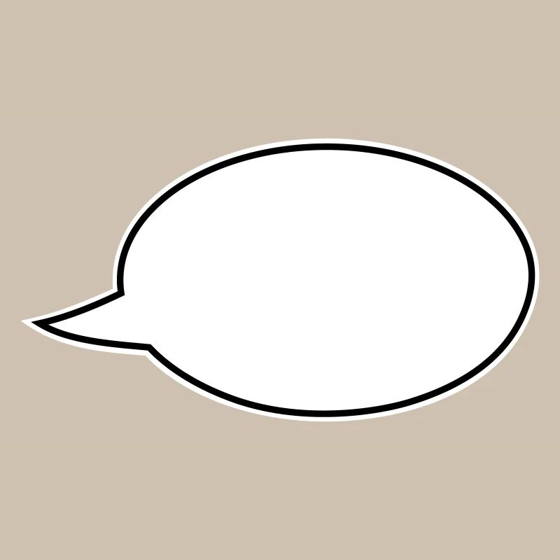 À droite bande dessinée à la bulle de dialogue