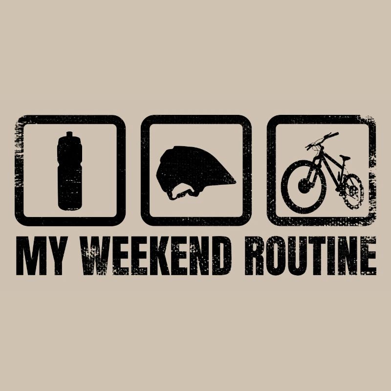 Mountainbiker Wochenende