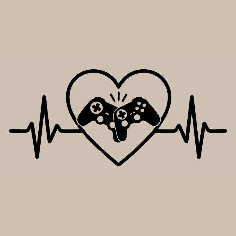 Controller Herz Gamer Liebe Videospiele