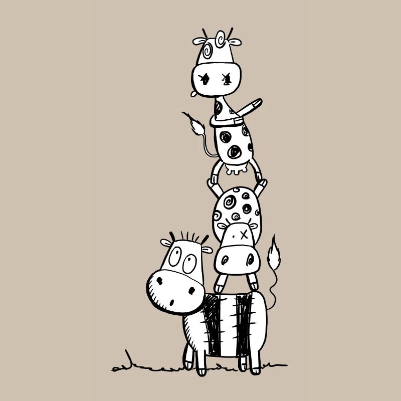 Three Crazy Cows I Weird Cow Comic I Fun