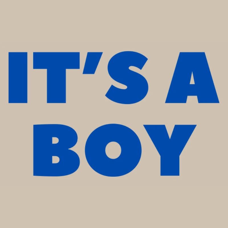 It's a Boy - Es ist ein Junge - Gender Reveal