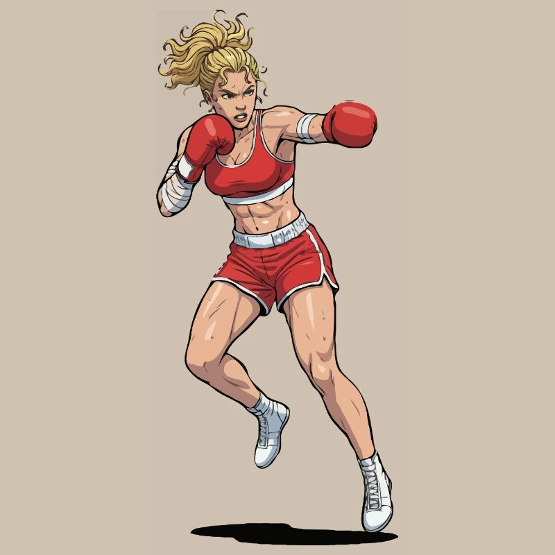 Boxer-Ehefrau