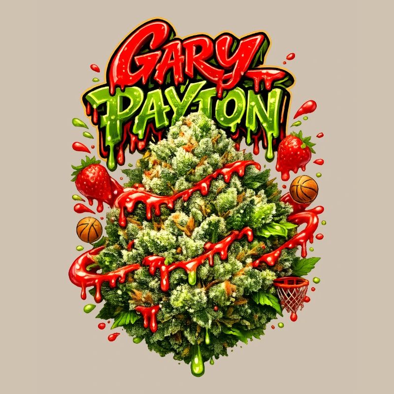 Gary Payton Graffiti Print