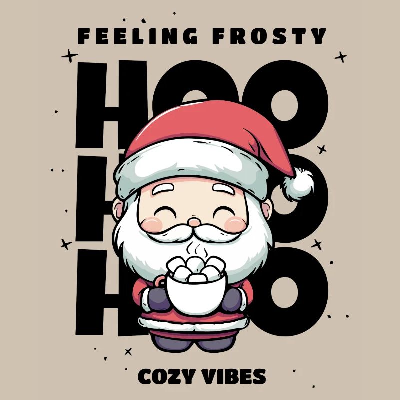 Weihnachten Pullover - Weihnachtsmann, Geschenk