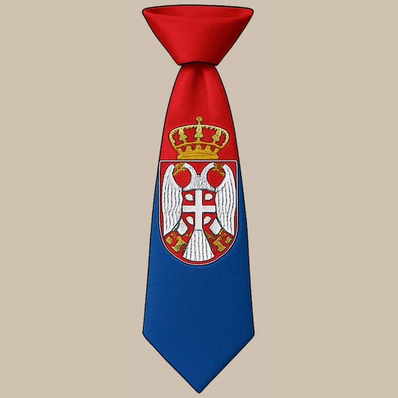 Cravate Serbie – Conception du drapeau