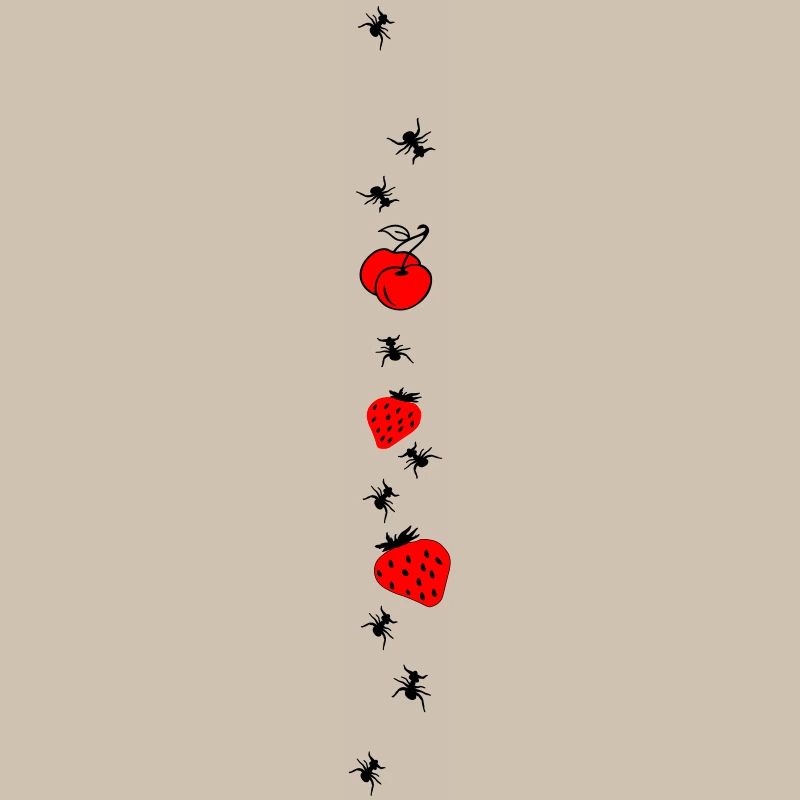 Strawberries Fruit Ants