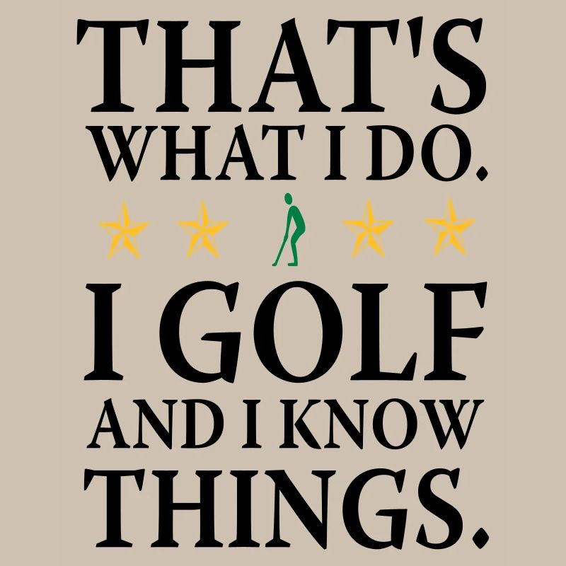 Ich spiele Golf