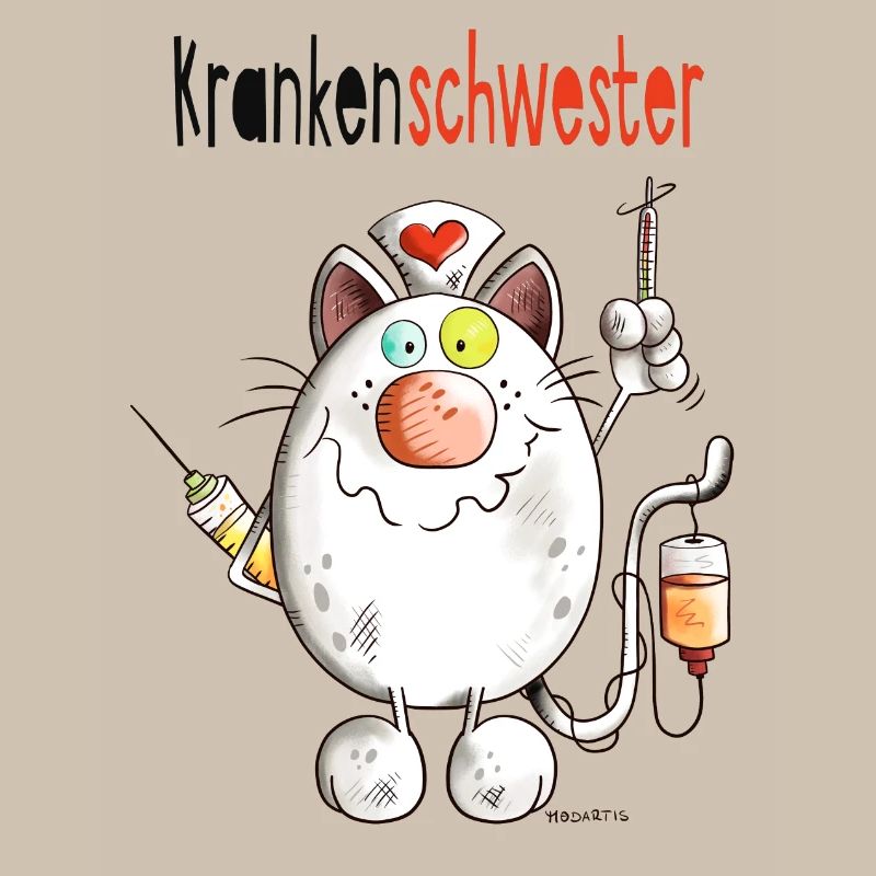 Happy Krankenschwester Katze - Comic