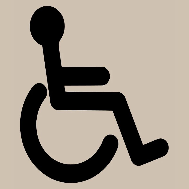 Symbole de base du fauteuil roulant #