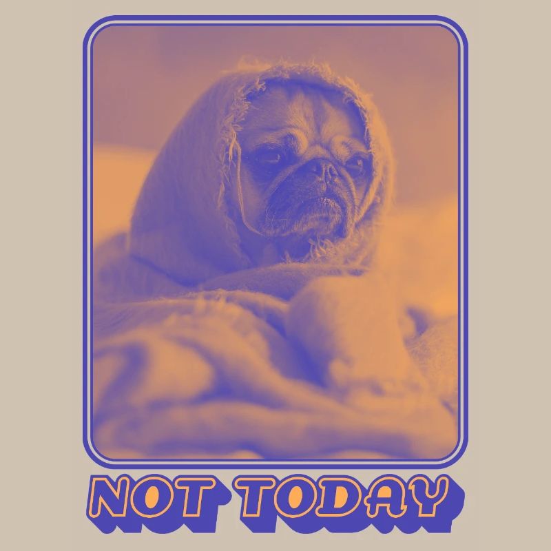 Not Today – Müder Mops Vibes