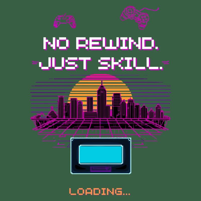 Design de jeu Retro Synthwave Pixel Vaporwave