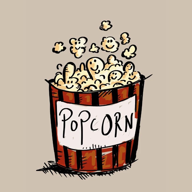 Big popcorn snack bag - sweets - sugar