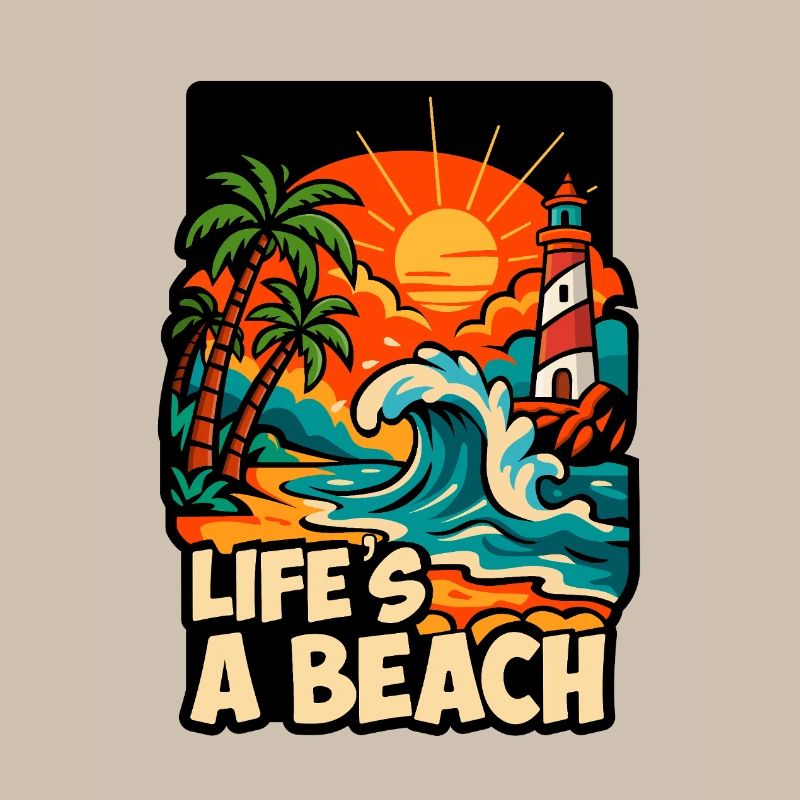 Life's a Beach Sunset
