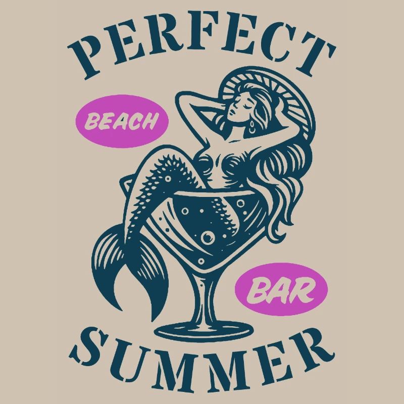 summer beach mermaid