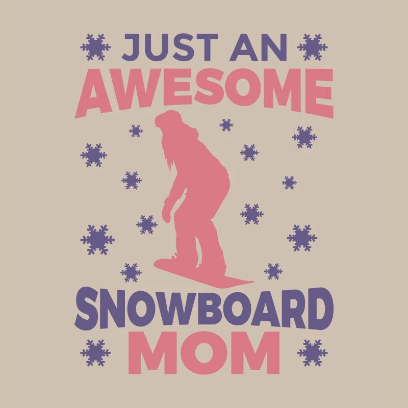 Maman de snowboard