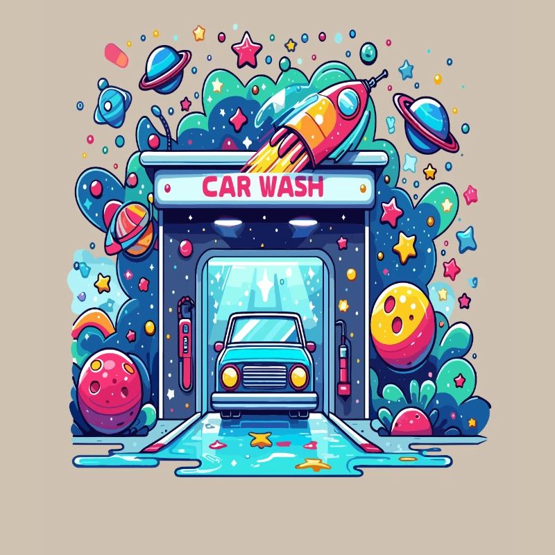 Lave-auto comique